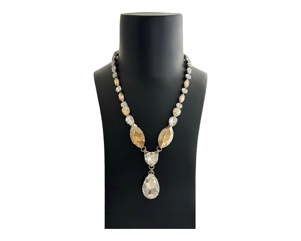 Dynasty Étoile - Imperial Crystal Champagne Necklace