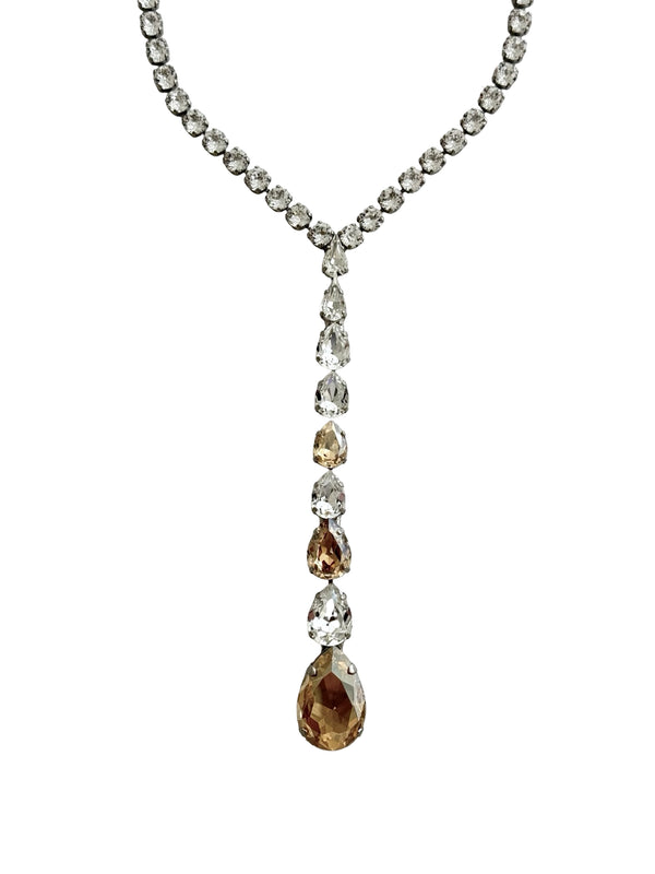 Dynasty Étoile - Celestial Champagne Crystal Necklace