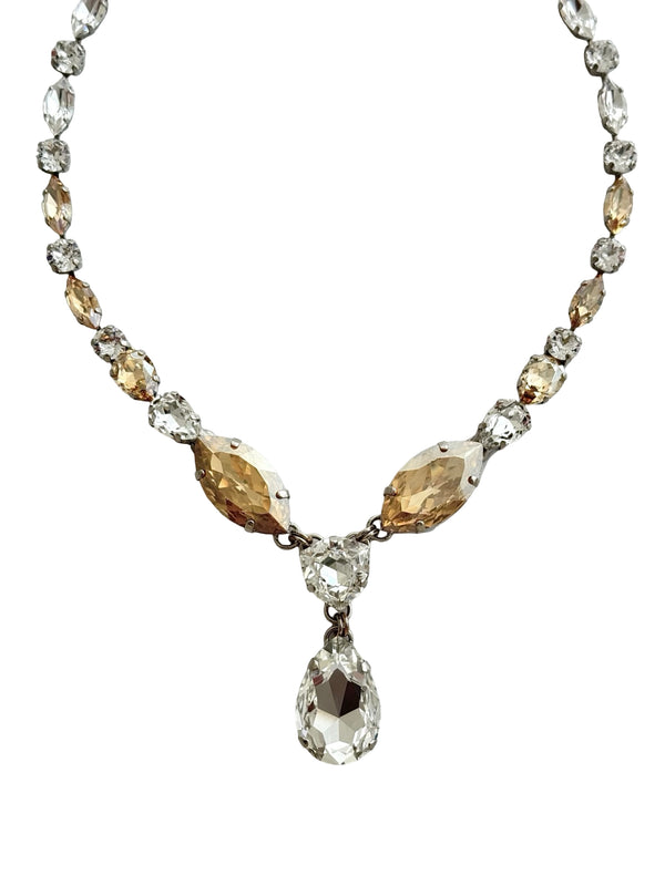 Dynasty Étoile - Imperial Crystal Champagne Necklace