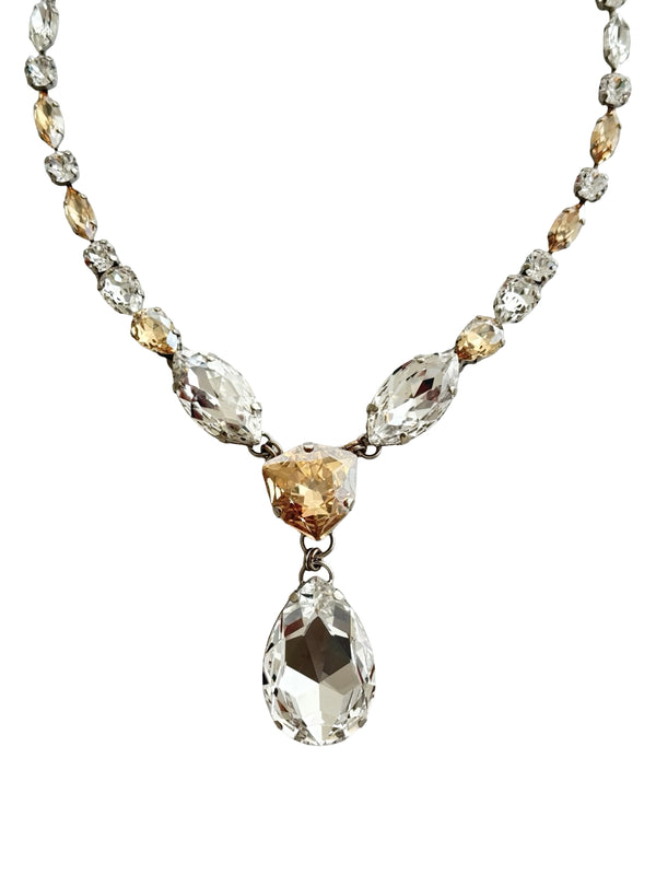 Dynasty Étoile - Imperial II Crystal Champagne Necklace