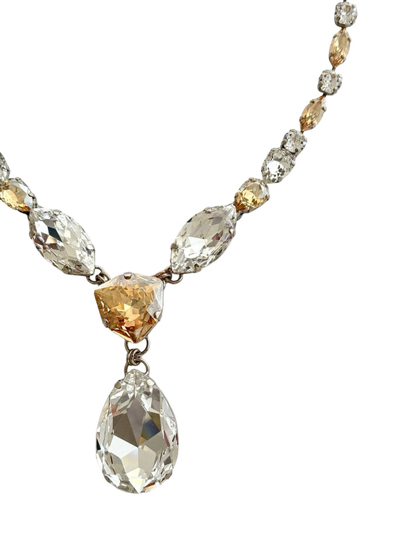 Dynasty Étoile - Imperial II Crystal Champagne Necklace