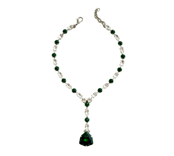 Dynasty Étoile - Emerald Majesty Drop Necklace