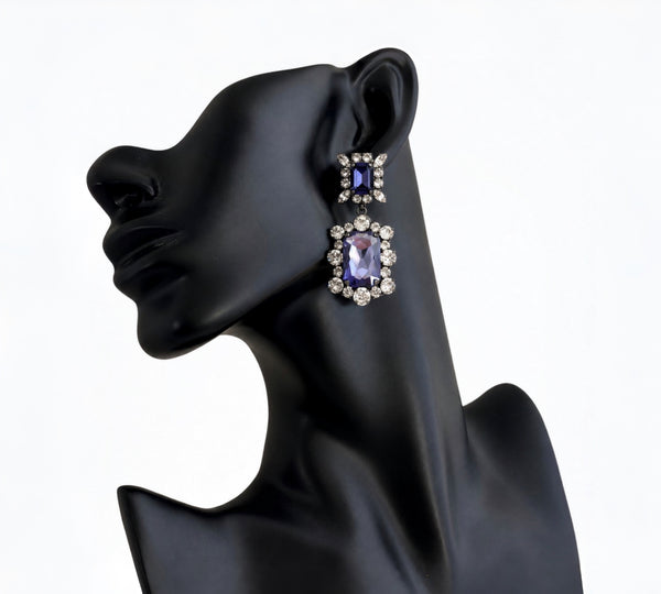 Dynasty Angelina Violet Earrings