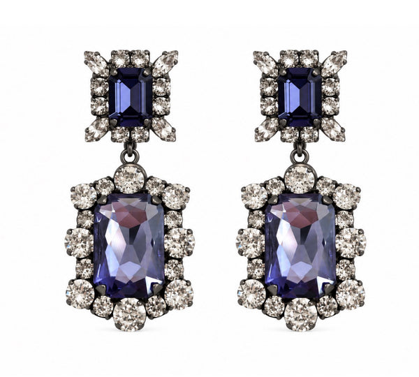 Dynasty Angelina Violet Earrings