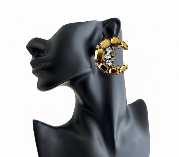 LUNAR DYNASTY - CRESCENT MOON EARRINGS