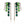 Load image into Gallery viewer, EMERALD PERIDOT CHANDELIERS EARRINGS - AGSS
