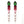 Load image into Gallery viewer, ANASTASIA EMERALD FUCHSIA EARRINGS - AGSS
