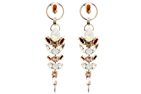 WHITE LIGHT SCORPIO EARRINGS - AGSS