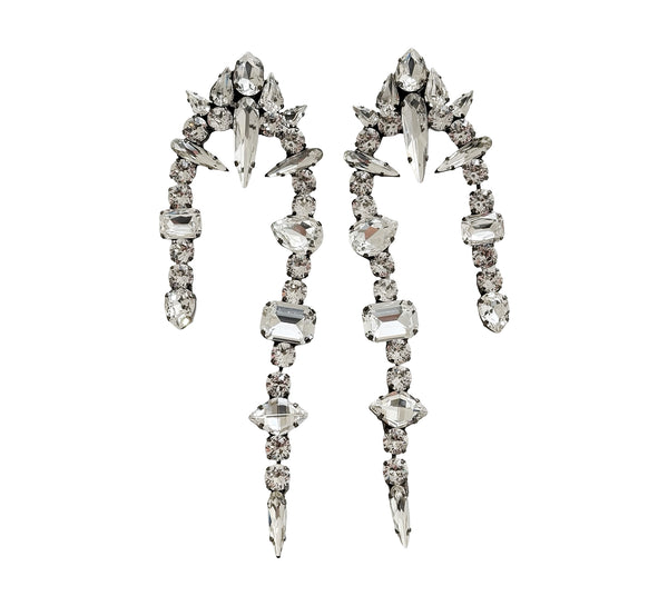Venetia Titan Drop Crystal Earrings