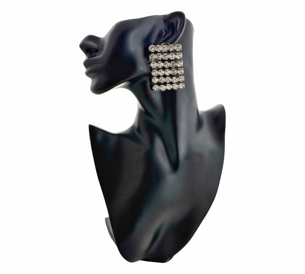 Tribalism Monroe Crystal Stud Earrings
