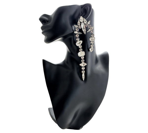 Venetia Titan Drop Crystal Earrings
