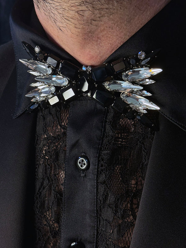 EXCALIBUR CRYSTAL BOW TIE