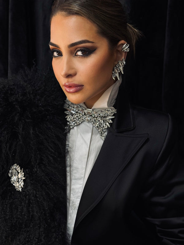 ICCARUS CRYSTAL BOW TIE