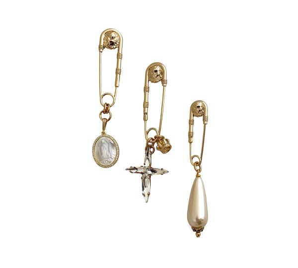 BROOCH DYNASTY SAFETY PIN RICARDO TRINITY