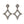 Load image into Gallery viewer, BAROQUE OPEN STAR EARRINGS - SS26OC
