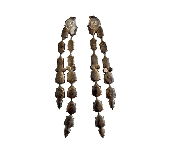 RUBY PINK OPAL DROP EARRINGS - AGSS