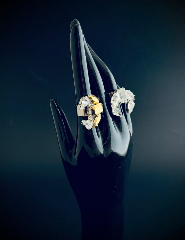 LUNAR DYNASTY - DUO MINI CRESCENT RING SET