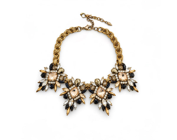 CRYSTAL ISHTAR STAR NECKLACE - SS26OC