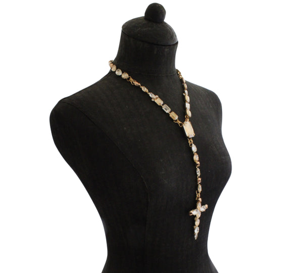 La Croix Dynasty Golden Dream Crucifix Rosary