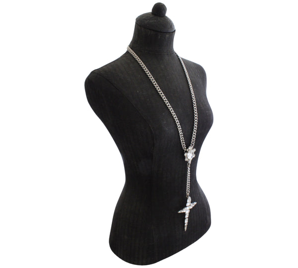 La Croix Dynasty Crystal Chain Crucifix Rosary