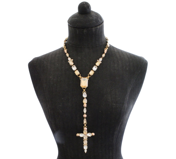 La Croix Dynasty Golden Dream Crucifix Rosary