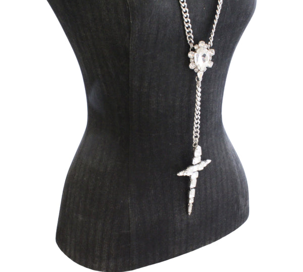 La Croix Dynasty Crystal Chain Crucifix Rosary