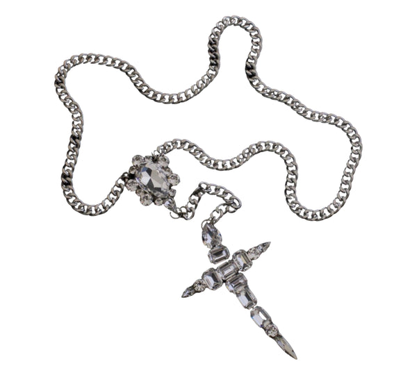 La Croix Dynasty Crystal Chain Crucifix Rosary