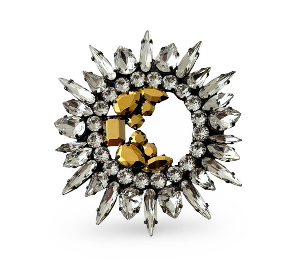 LUNAR DYNASTY - AURUM ECLIPSE BURST BROOCH