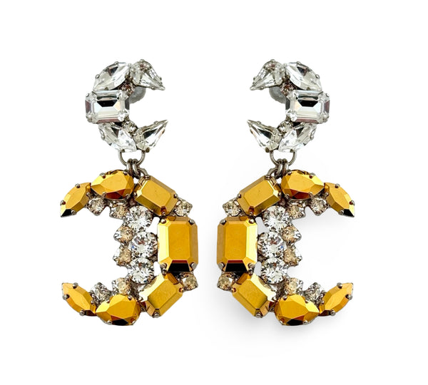 LUNAR DYNASTY - AURUM DOUBLE CRESCENT MOON EARRINGS