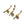 Load image into Gallery viewer, LUNAR DYNASTY - SOLUNAR CRYSTAL SPIKE TRINITY RINGS
