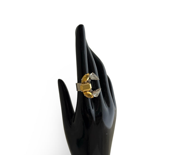 LUNAR DYNASTY - DUO MINI CRESCENT RING SET