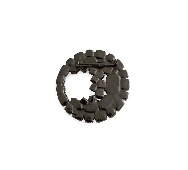 LUNAR DYNASTY - AURUM NOIR ECLIPSE BROOCH