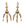Load image into Gallery viewer, AURUM DYNASTY TRIDENT TITAN  CHANDELIERS
