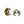 Load image into Gallery viewer, LUNAR DYNASTY - DUO MINI CRESCENT RING SET
