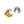 Load image into Gallery viewer, LUNAR DYNASTY - DUO MINI CRESCENT RING SET
