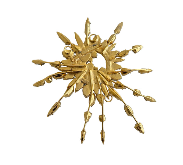 LUNAR DYNASTY - SOLUNAR GOLDEN BURST BROOCH/HAND PIECE