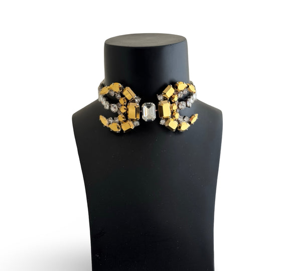 LUNAR DYNASTY - DOUBLE CRESCENT MOON CHOKER