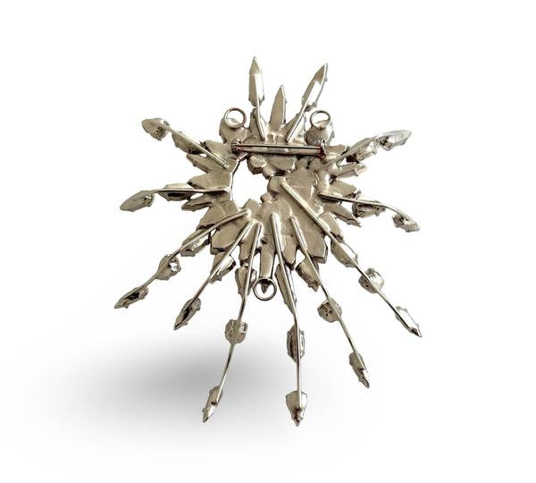 LUNAR DYNASTY - SOLUNAR SILVER BURST NECKLACE/BROOCH/HAND PIECE