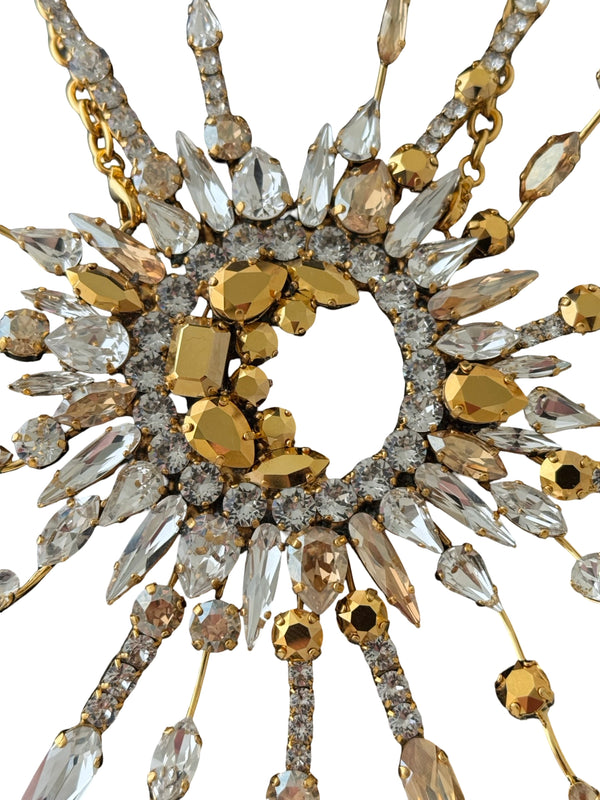LUNAR DYNASTY - SOLUNAR SIREN CRYSTAL BURST NECKLACE