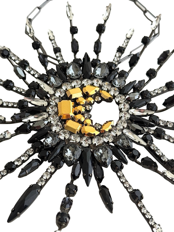 LUNAR DYNASTY - SOLUNAR MIDNIGHT CRYSTAL BURST NECKLACE