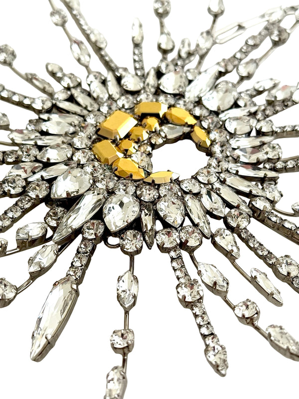 LUNAR DYNASTY - SOLUNAR GODDESS CRYSTAL BURST NECKLACE