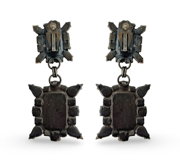 Dynasty Ruby Pink Drop ClipOns - MSS