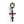 Load image into Gallery viewer, LA CROIX CRYSTAL RUBY CROSS MEDAL BROOCH
