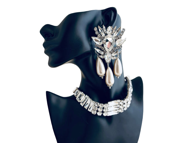 The Baroque Muse Crystal Choker