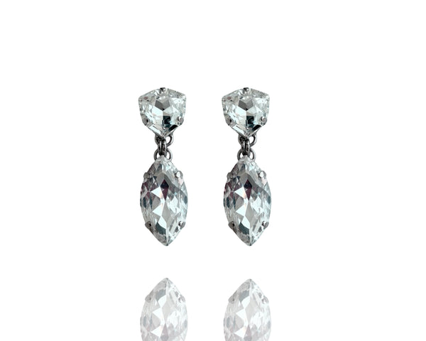 Dynasty Étoile - Trilliant Crystal Drop Earrings