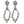 Load image into Gallery viewer, Dynasty Étoile - Infinity Chandelier Earrings
