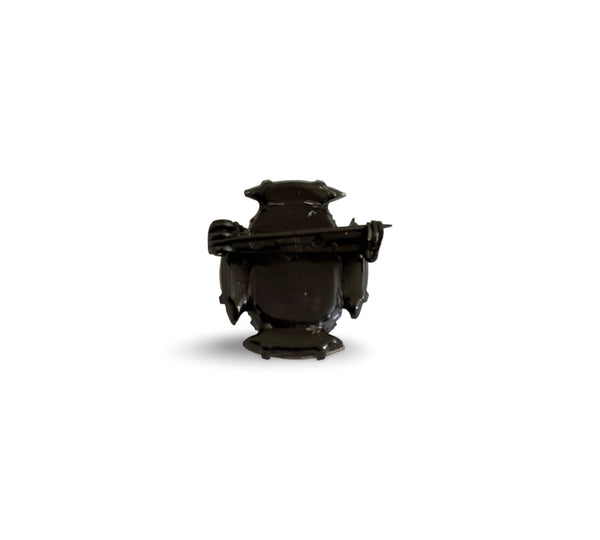 BROOCH DYNASTY CORAL PANTHER PIN