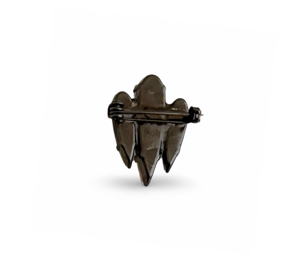 BROOCH DYNASTY MUSE ANGEL CRYSTAL & EMERALD PIN