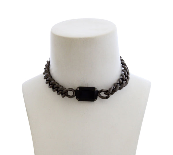 PANTHER DYNASTY AVA JET CHOKER