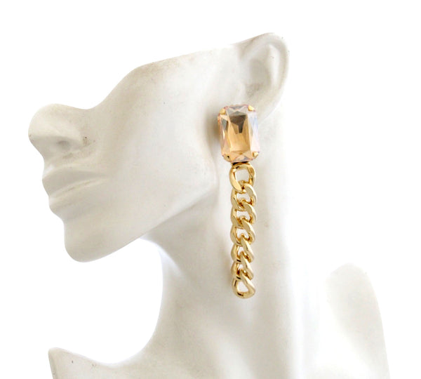 PANTHER DYNASTY KATRINA GOLD EARRINGS